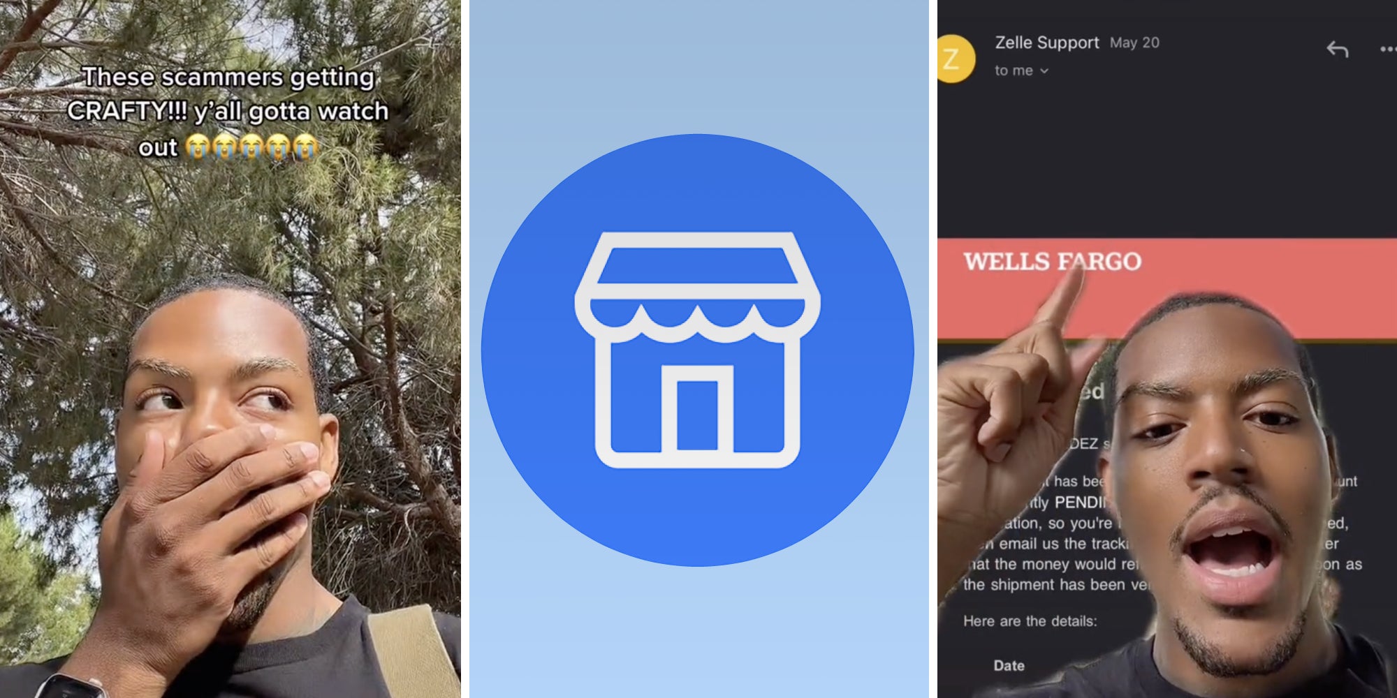 Facebook Marketplace Scammer Tricked TikToker Using Fake Zelle Email