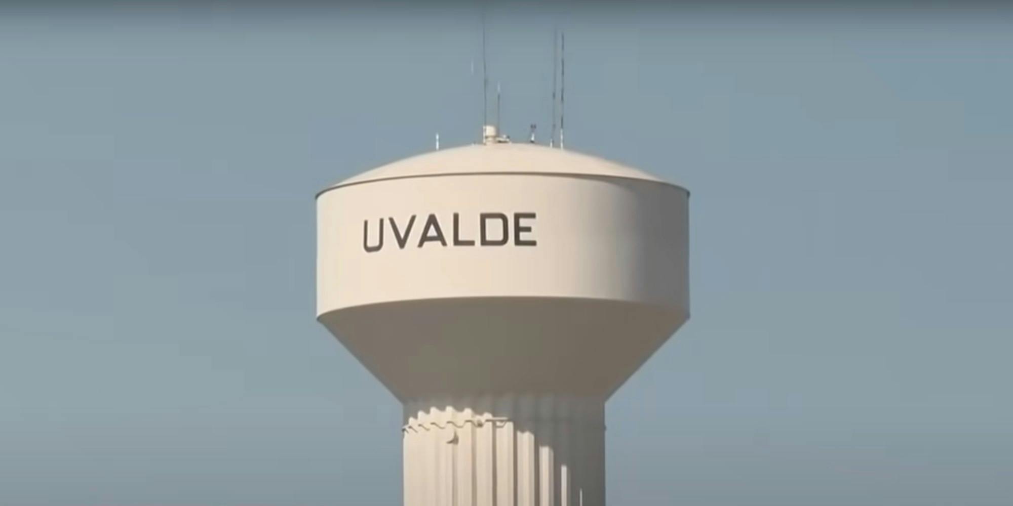 A Water town in Uvalde, Texas