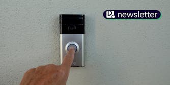 A Ring doorbell. The Daily Dot newsletter logo is in the top right corner.