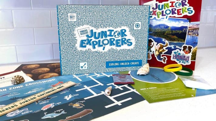 Junior Explorers activity kit from Cratejoy