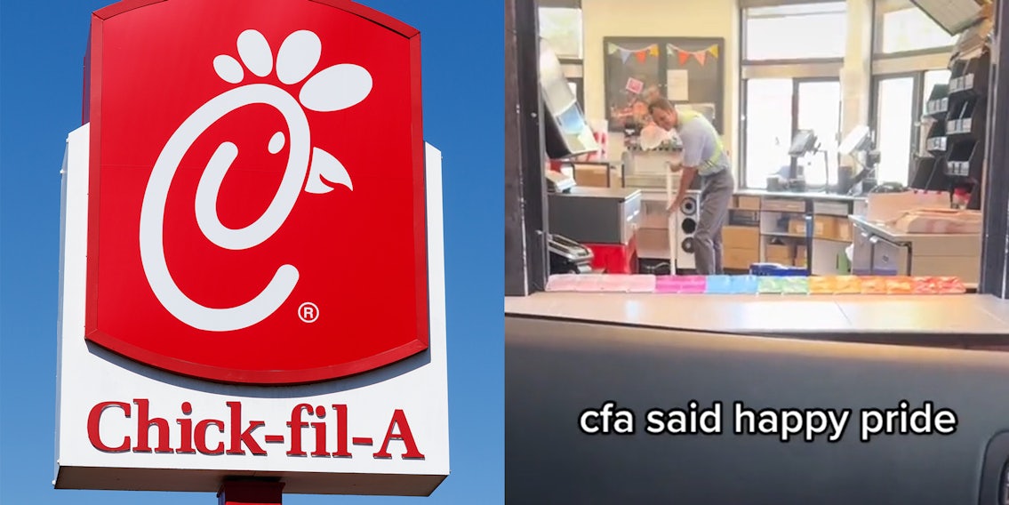 ChickfilA Workers Make Pride Display Out of Sauces