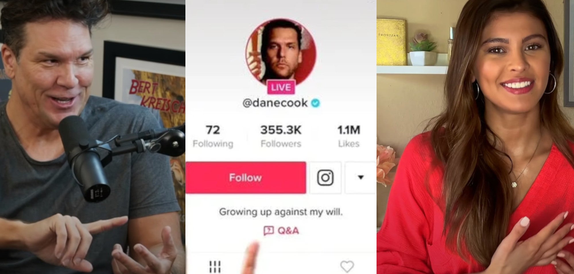 Dane Cook Kelsi Taylor TikTok