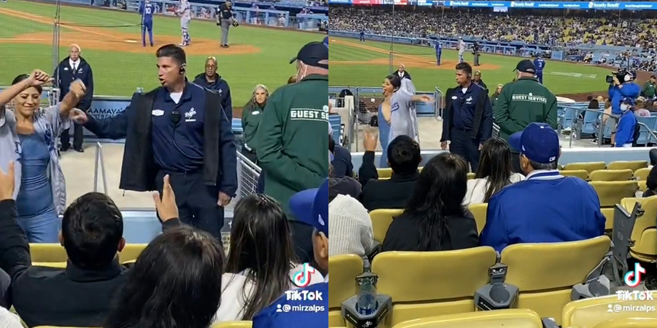 Woman Escorted Out Of Baseball Game For Accidental Nip Slip