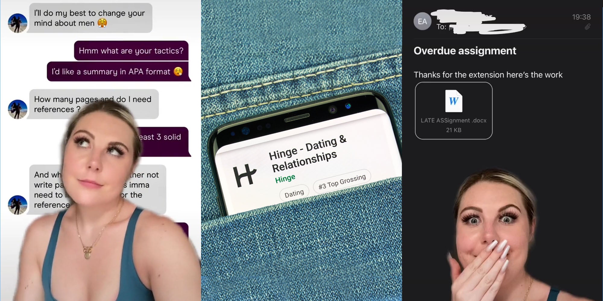 Hinge Match Sends 2Page Essay to Convince Woman to Go on Date