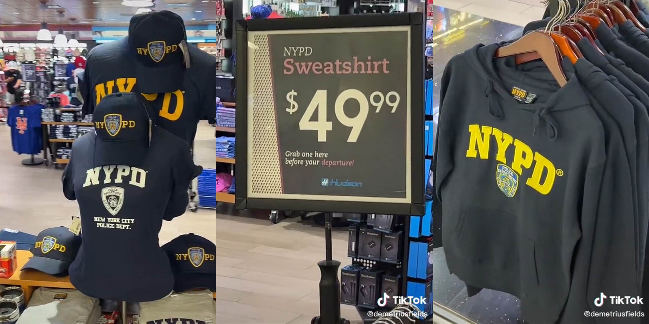 Police Sweatshirt on Sale for $50 Sparks Debate