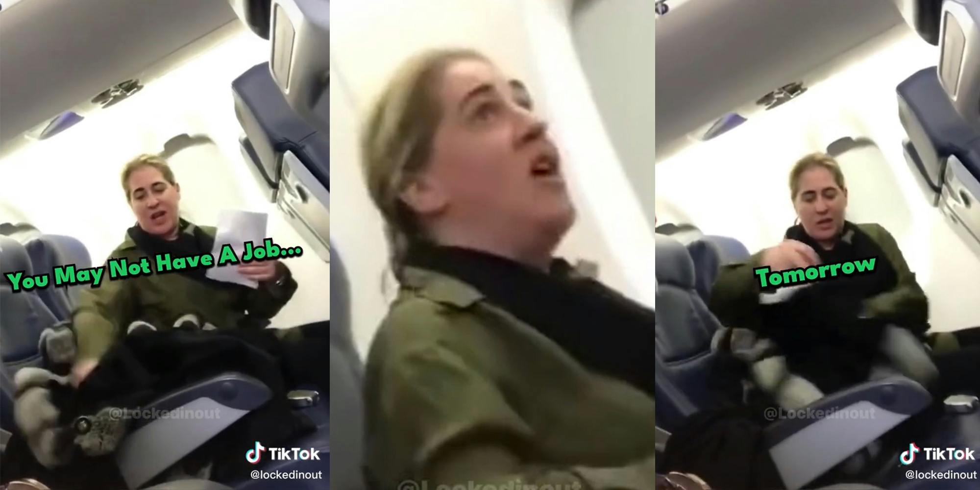 ‘I want this lady off the plane’: Karen gets kicked off flight after refusing to sit next to a baby