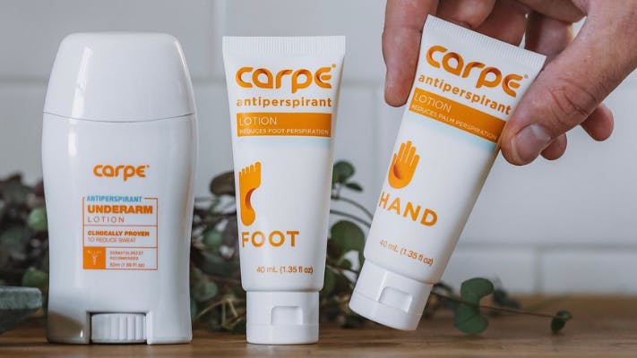 Antiperspirant products from Carpe