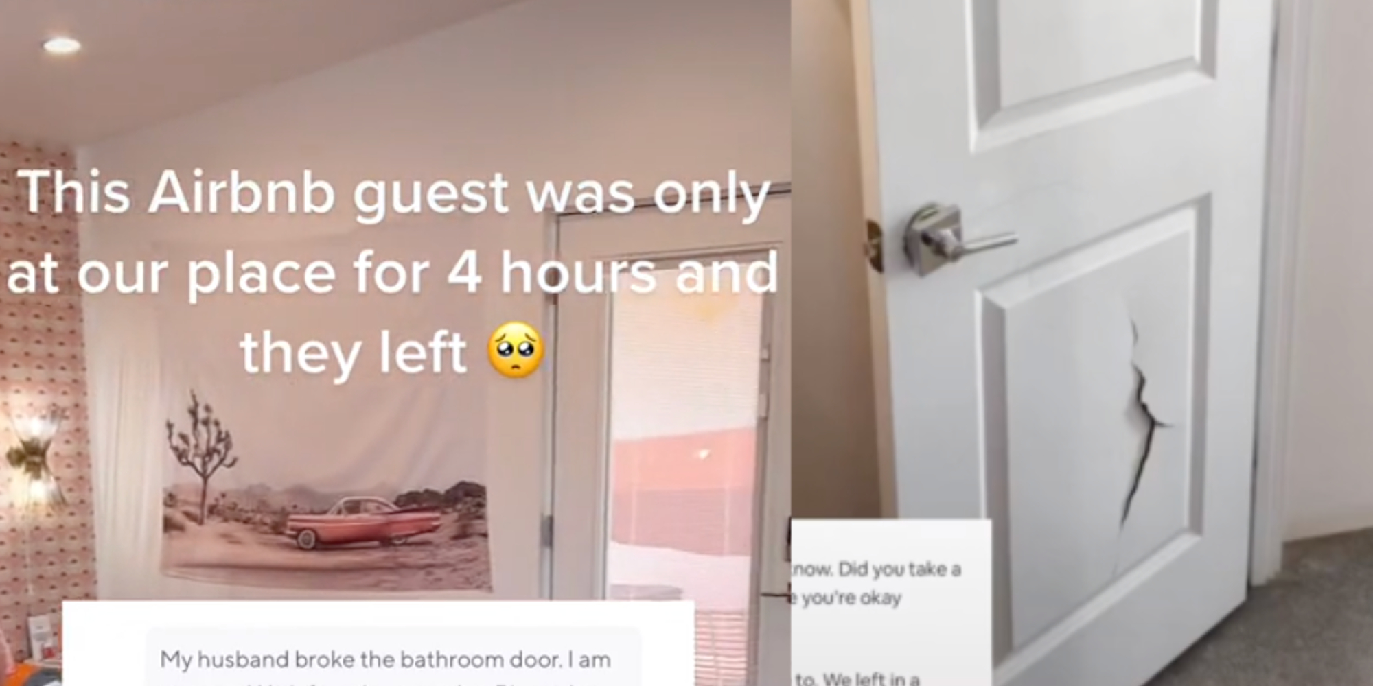 Airbnb Host Says Guest Checked Out 4 Hours Into Stay