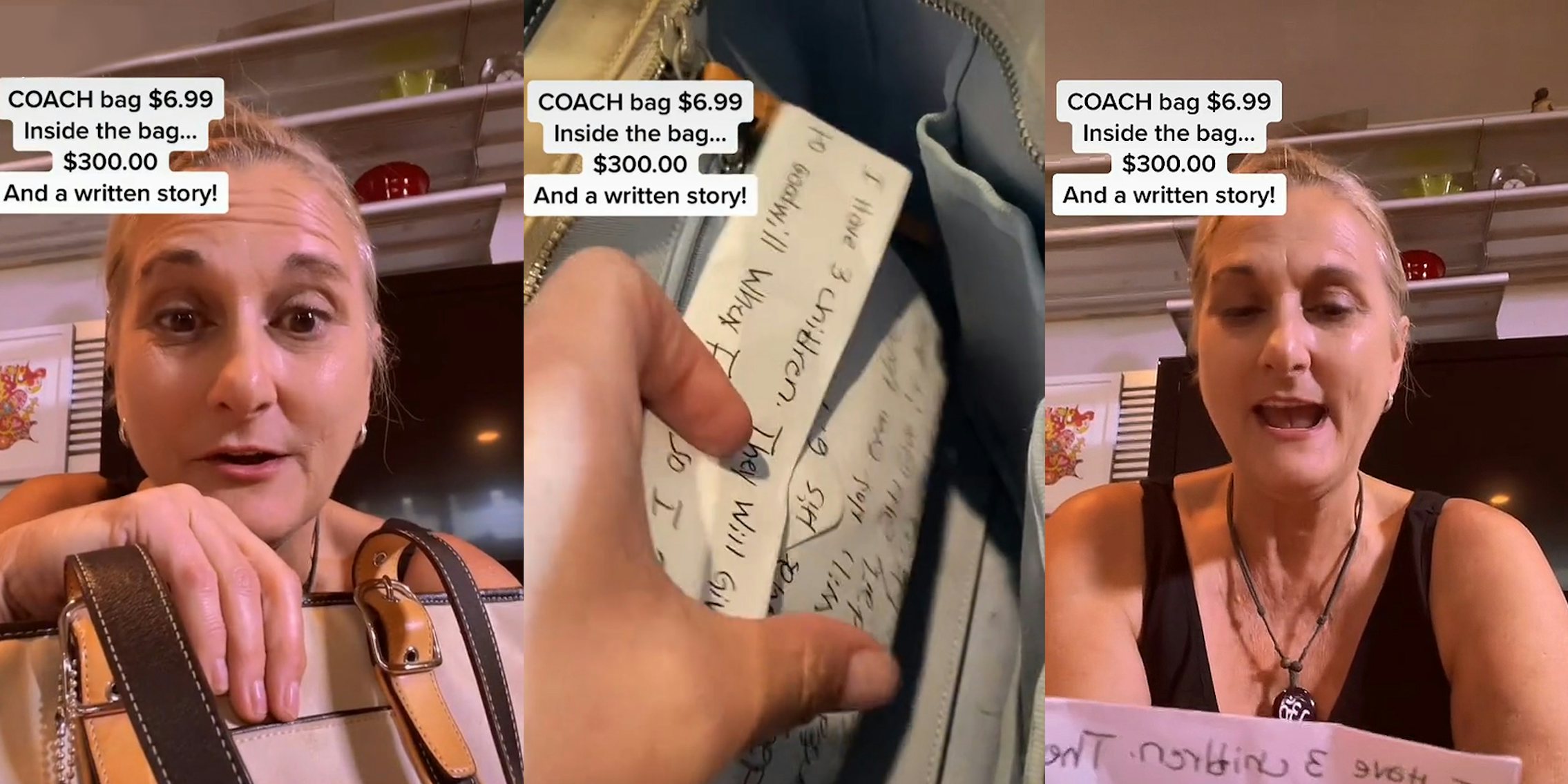 Woman discovers someone's inheritance in $7 thrifted bag