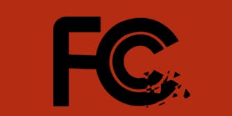 FCC logo C crumbling