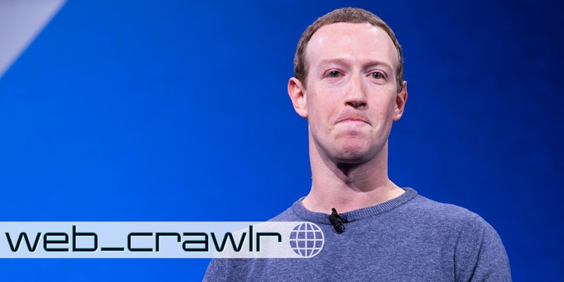 Mark Zuckerberg. The Daily Dot newsletter web_crawlr logo is in the bottom left corner.