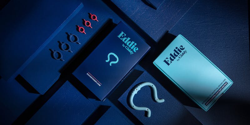 Eddie by Giddy device and packaging