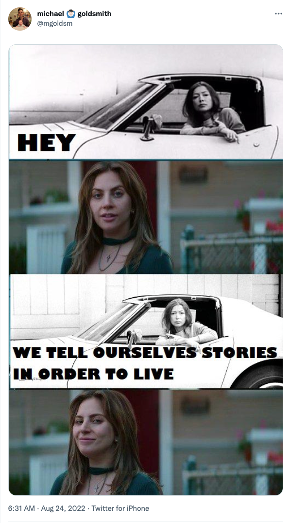 joan didion meme