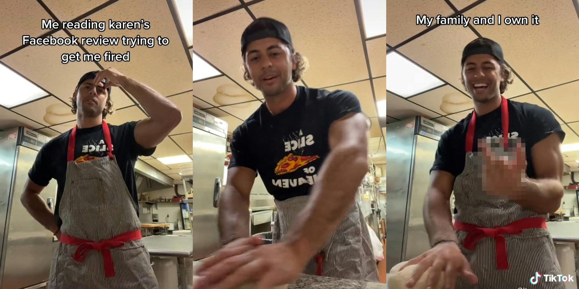 ‘I’M NOT LEAVVINNNN’: Worker puts ‘Karen’ on blast after she tries to get him fired from his family’s restaurant through Facebook review
