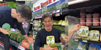 Dr. Oz in the grocery store