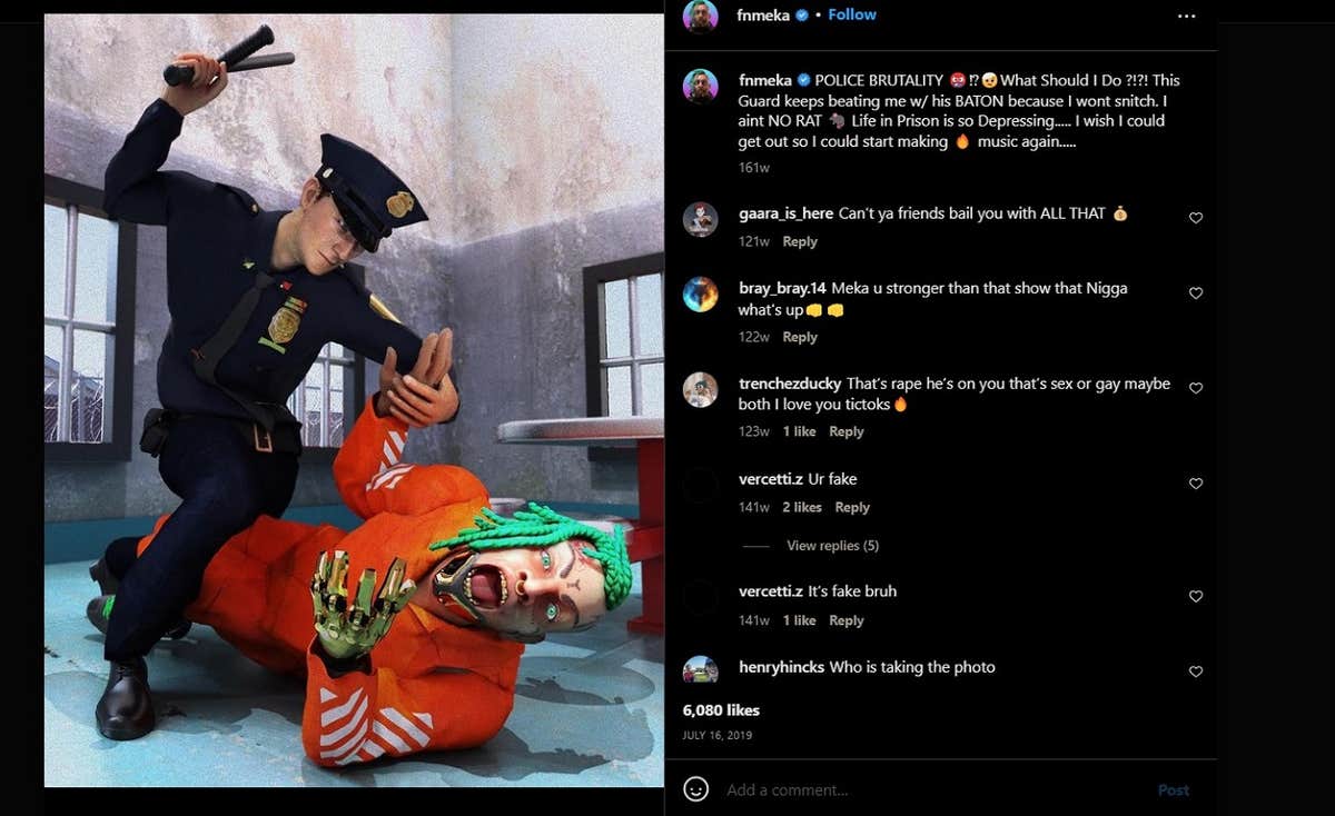 FN Meka Dropped by Capitol Records Over Digital Blackface