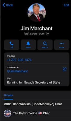 jim marchant telegram