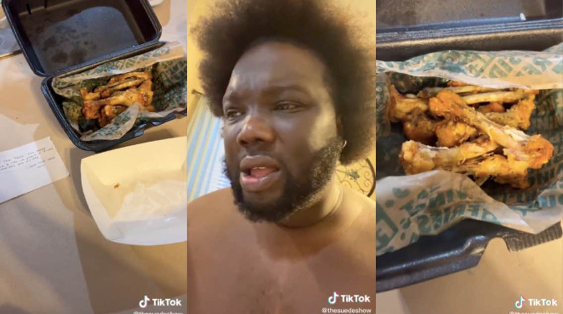 Customer Claims DoorDash Driver Ate His Wingstop Order