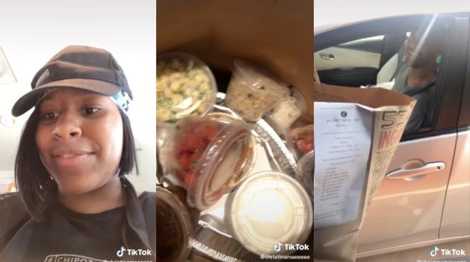 chipotle worker complains about tiktok hack tiktok