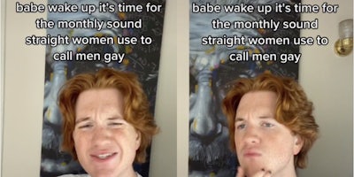 creator calls out straight women who use tiktok sounds to call men gay tiktok