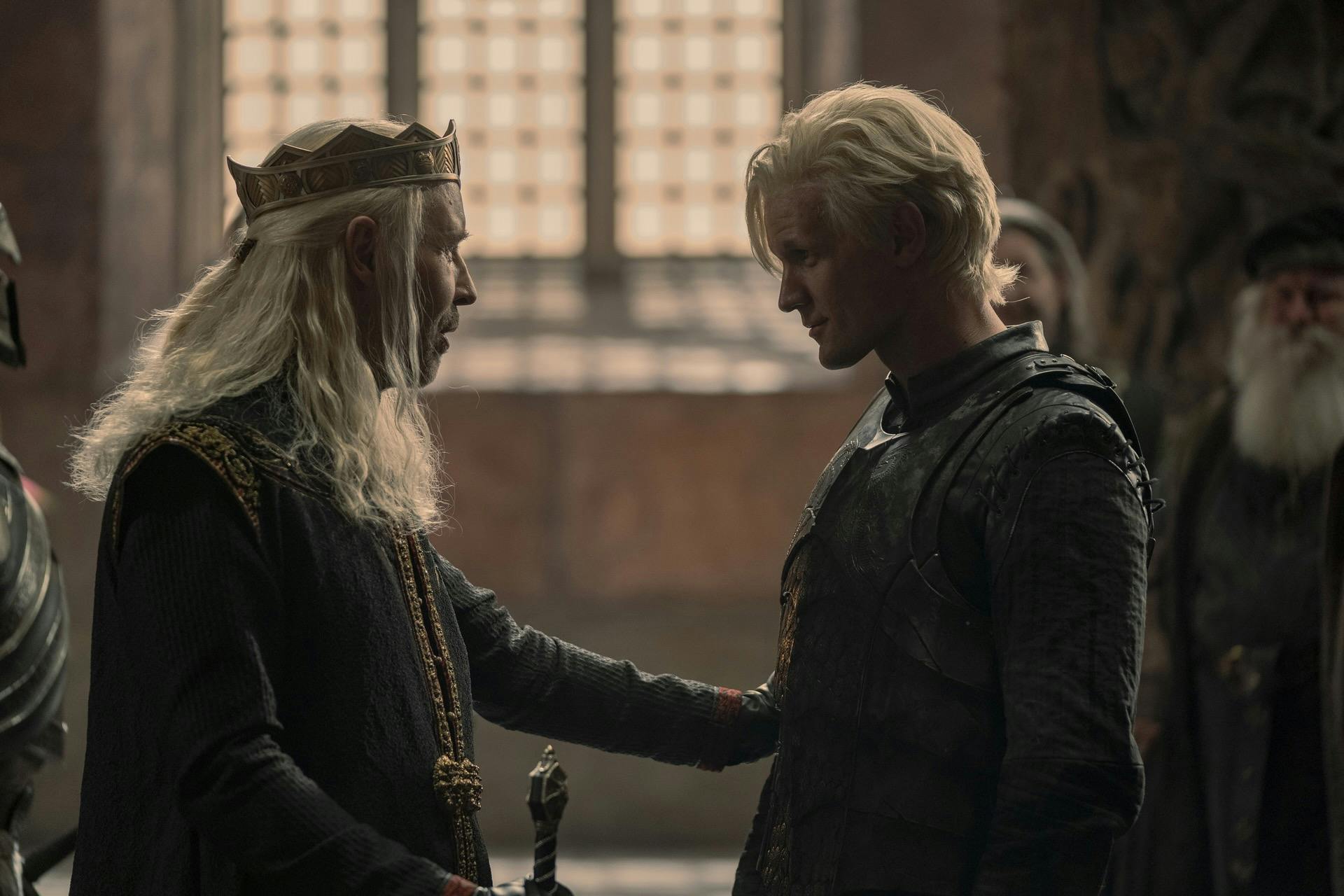 viserys (left) and daemon (right) in house of the dragon