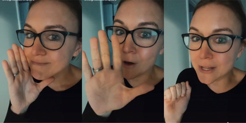 woman gently reminds people it's performance review season tiktok