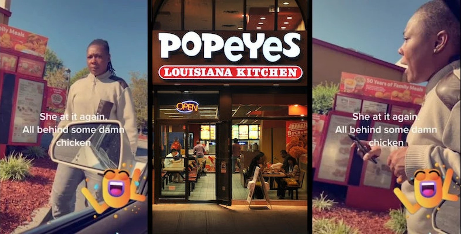 Person Gets Interviewed for Job at Popeyes in the Drivethru