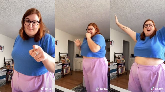 woman puts in her two weeks tiktok