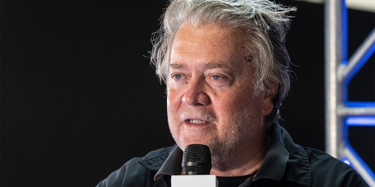 Former White House's chief strategist for Donald Trump Administration Steve Bannon