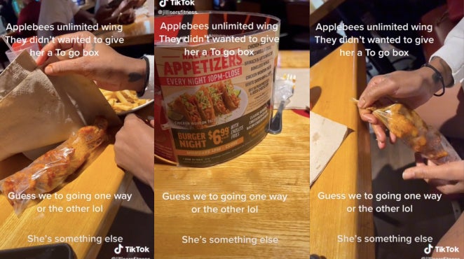 Applebee's Customer Shares Trick to Take Home Unlimited Wings