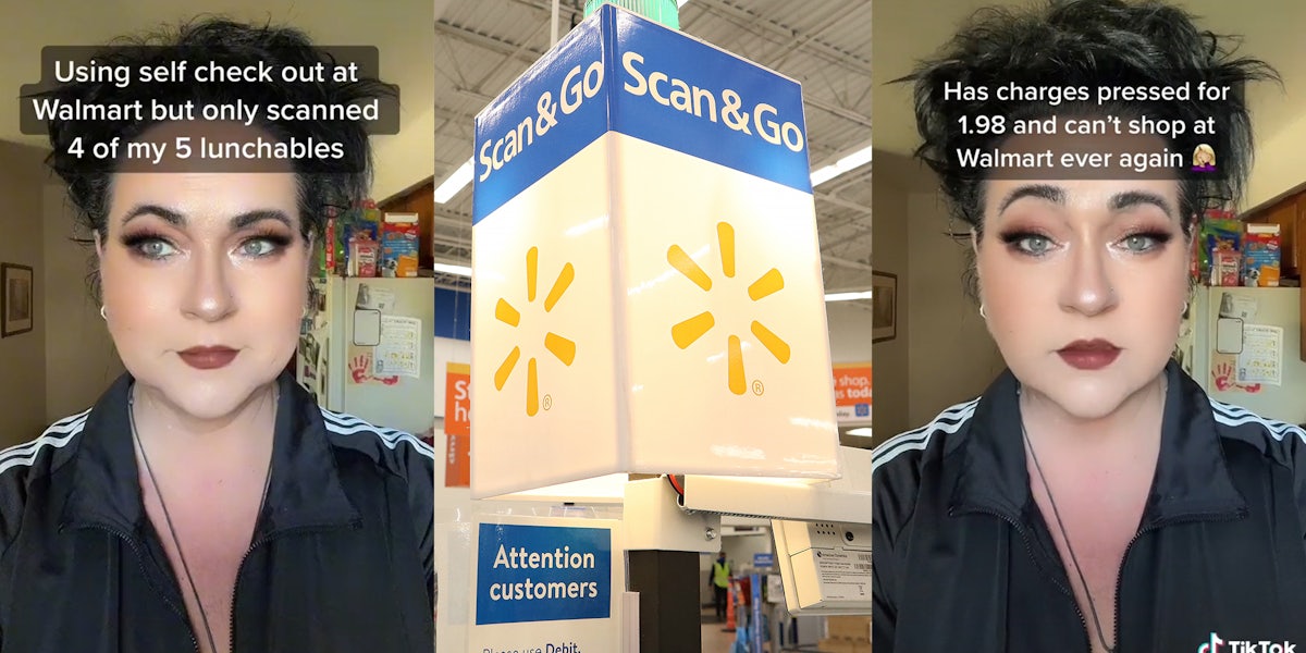 Walmart Customer Says She Forgot to Scan Item, Got Charged