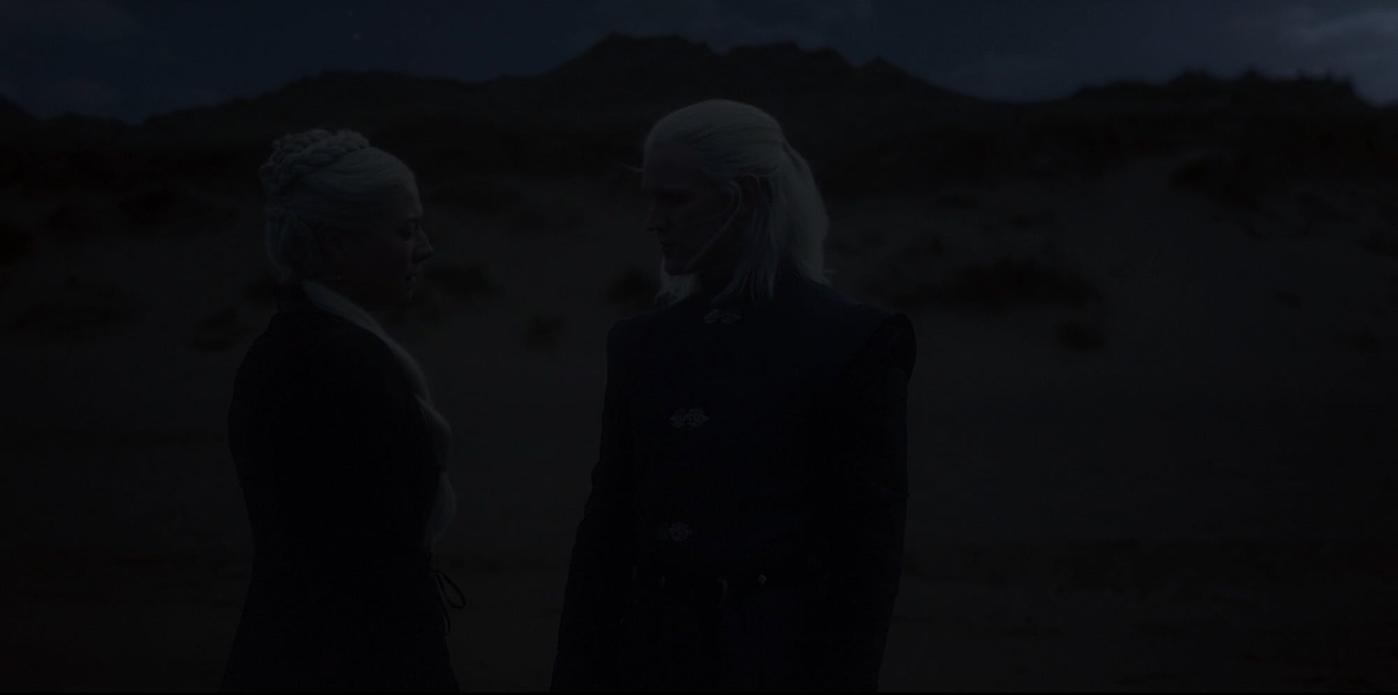 rhaenyra (left) and daemon (right) in house of the dragon