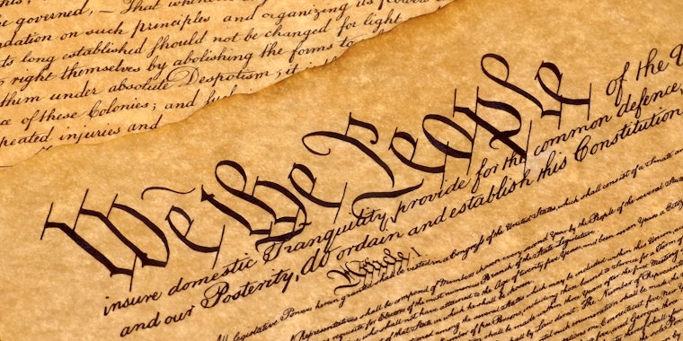 United States Constitution 'We The People'