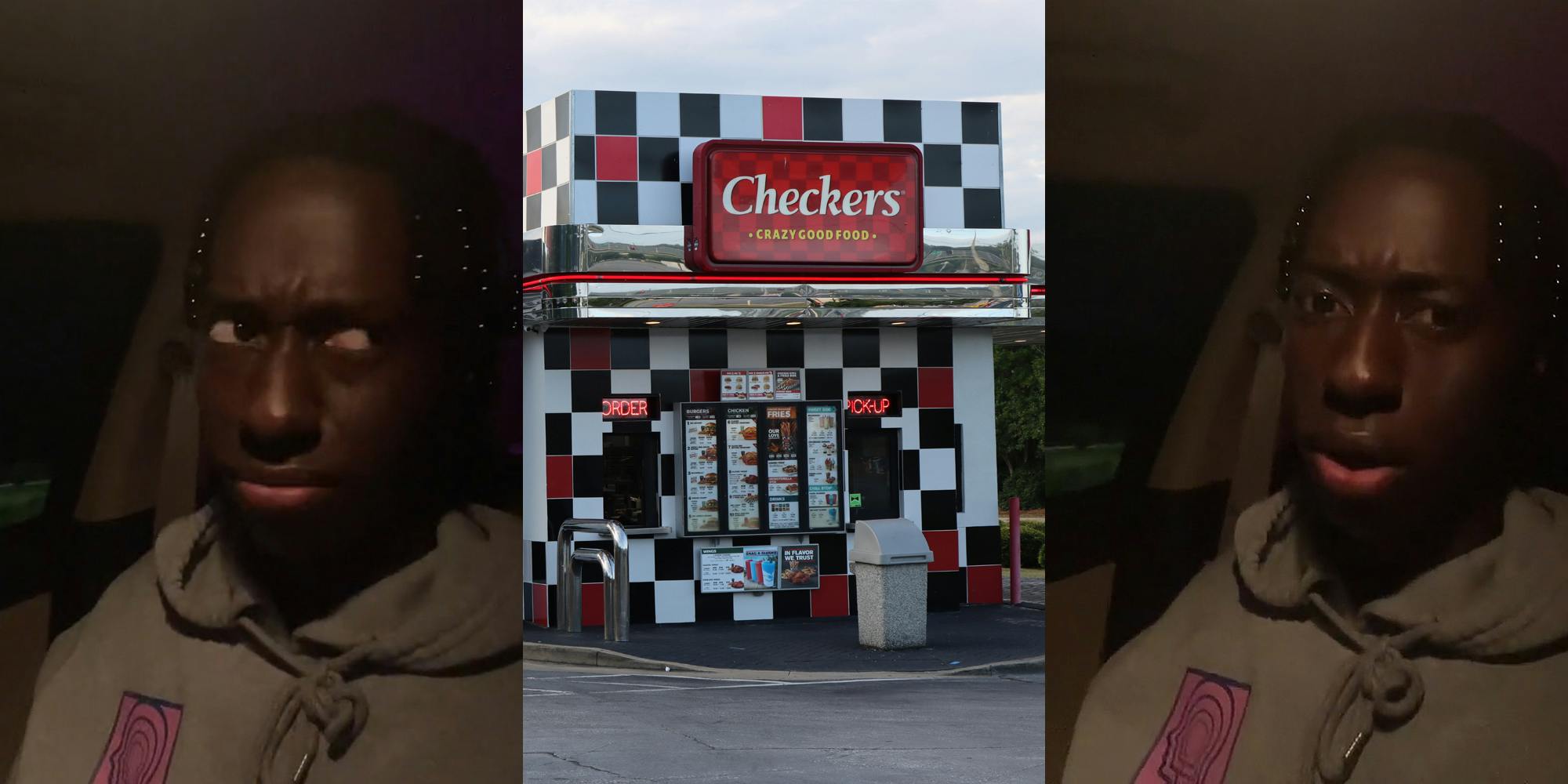 ‘You doing all this, and it’s not even that serious’: DoorDash driver says Checkers worker called him a homophobic slur after he was given the wrong order