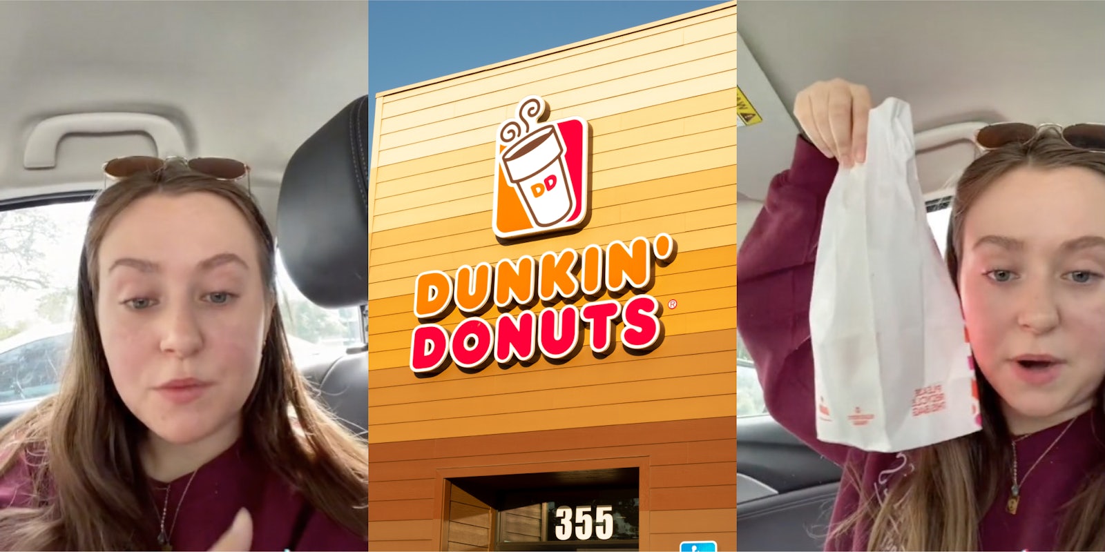 woman shares dunkin experience, never what she expects