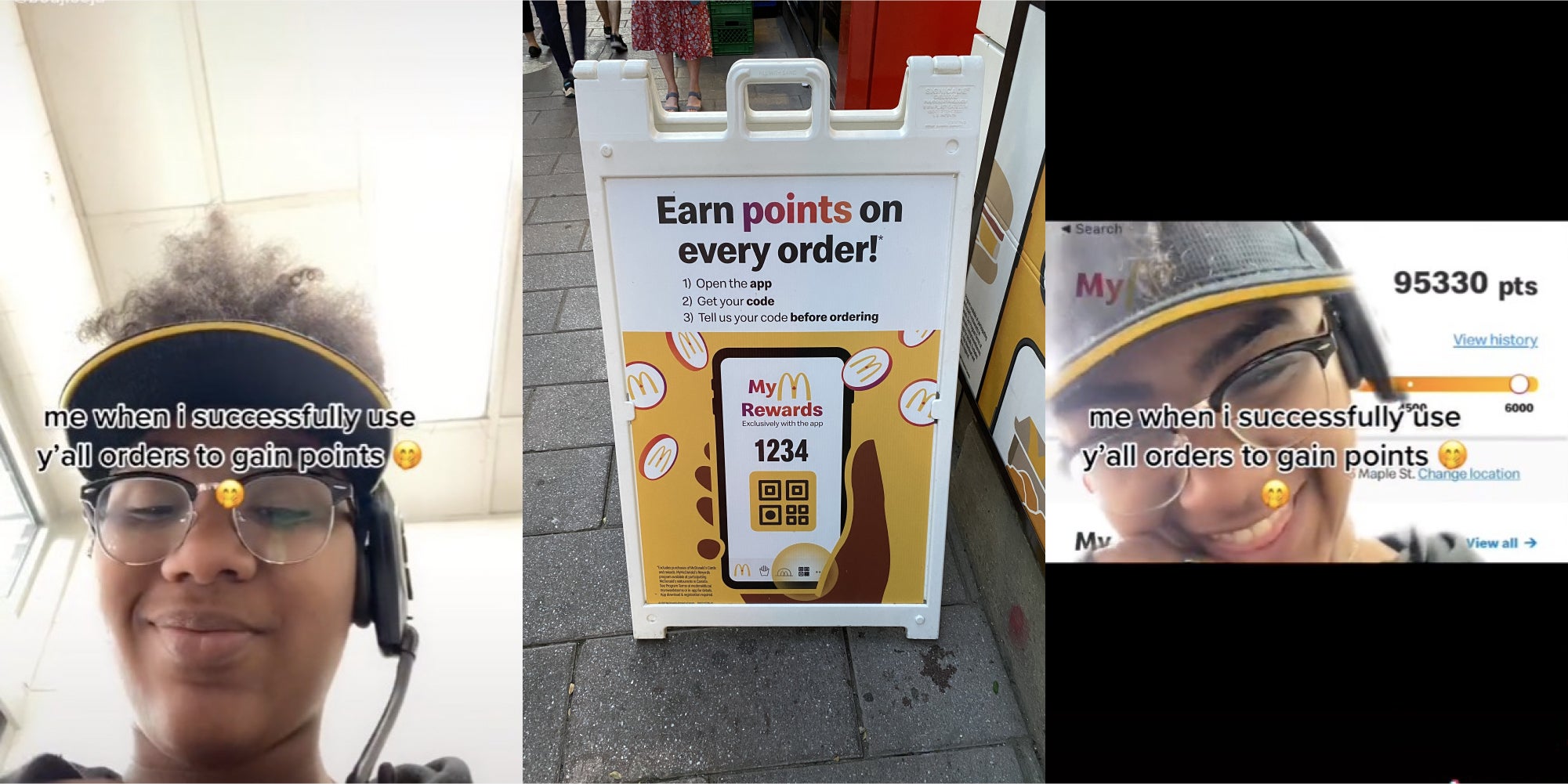 McDonald's Worker Gains App Points Using Customer's Orders