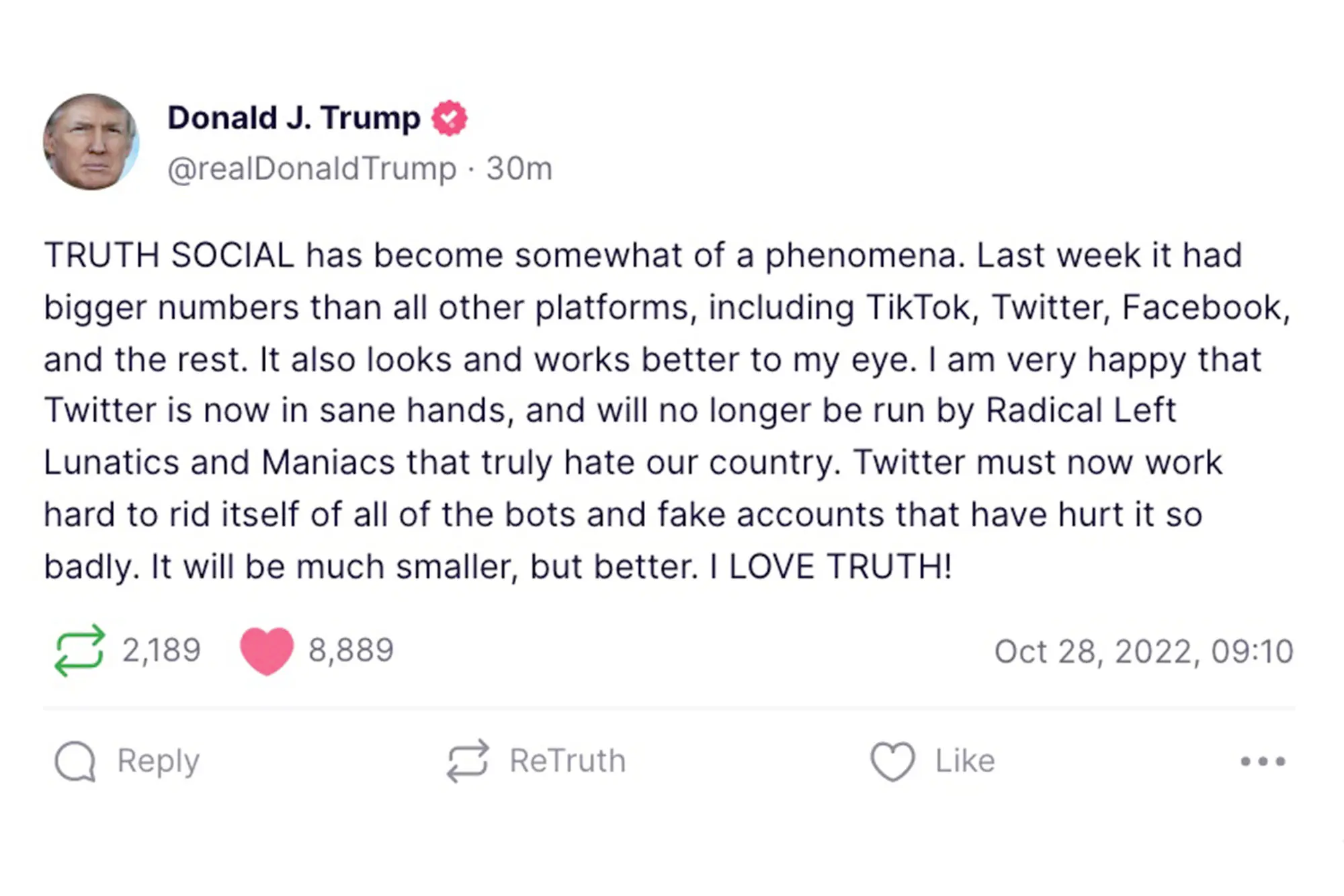 Trump Desperate To Keep Truth Social Users From Fleeing 