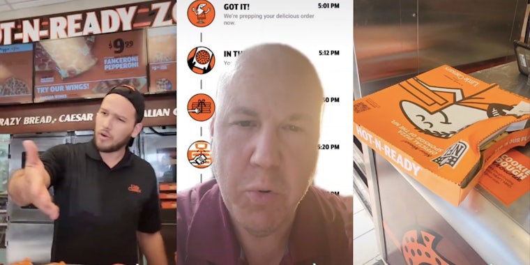 man complains about bad service from little caesars tiktok