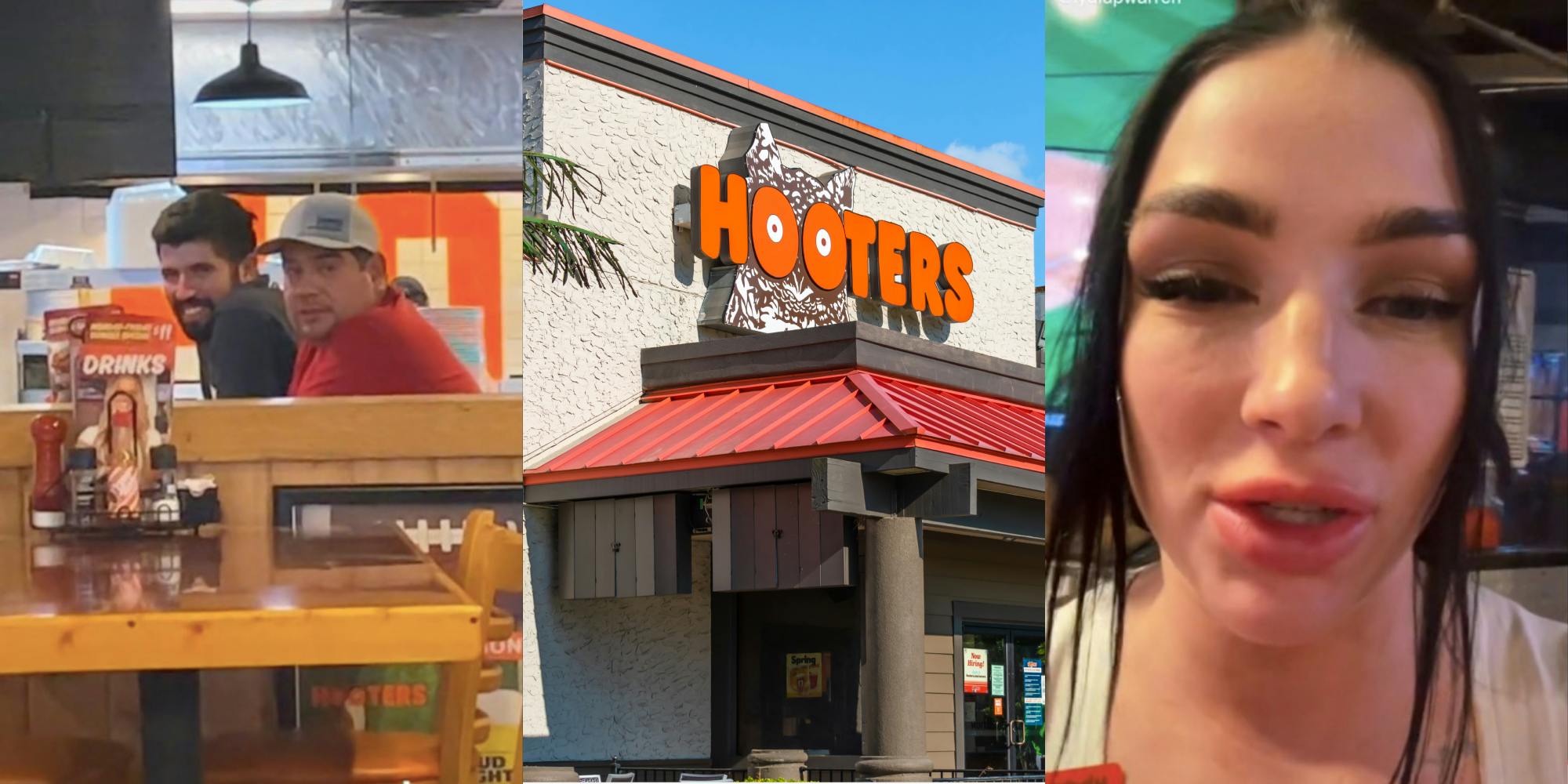 hooters employee turns flash on and takes photos of man who was taking photos of women tiktok