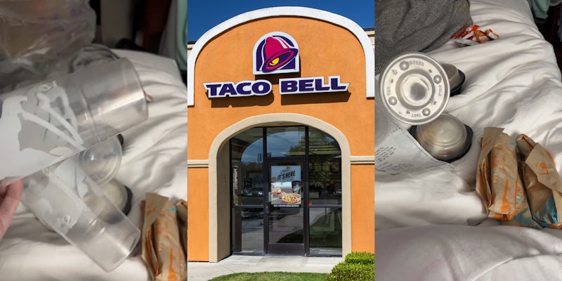 DoorDash Customer Receives 3 Empty Taco Bell Cups