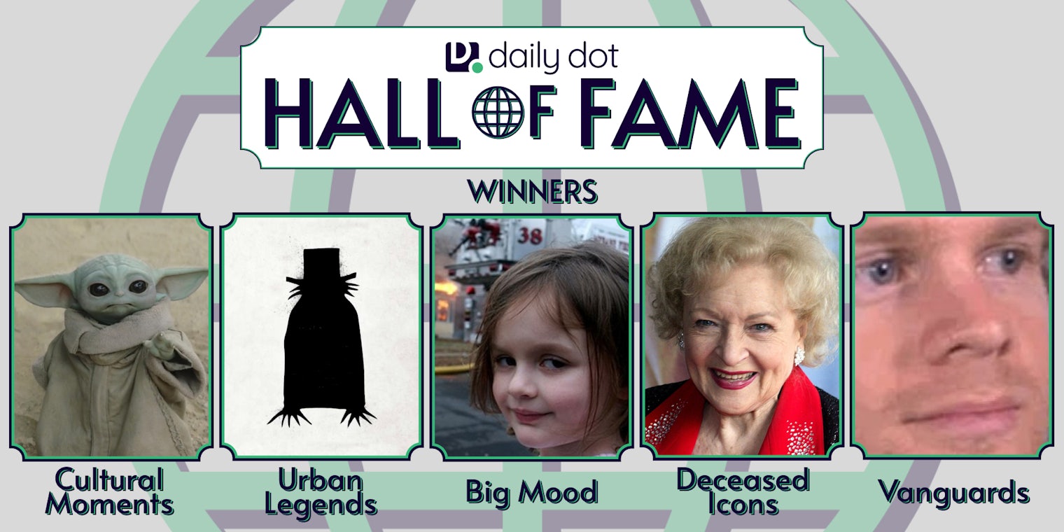 Daily Dot Hall of Fame winners