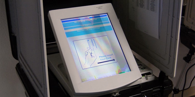 a voting machine