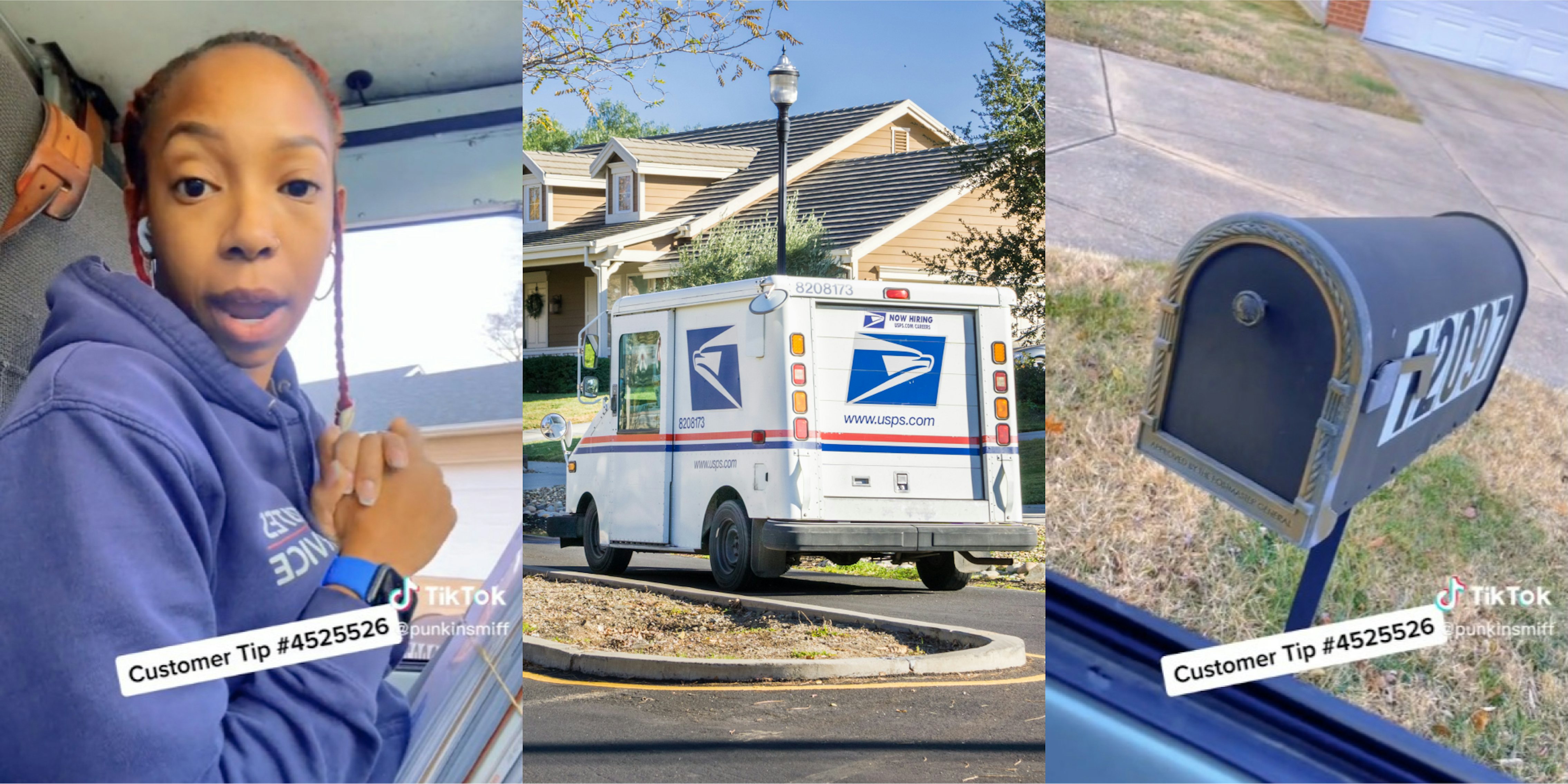 usps mailwoman gives a mailbox PSA tiktok