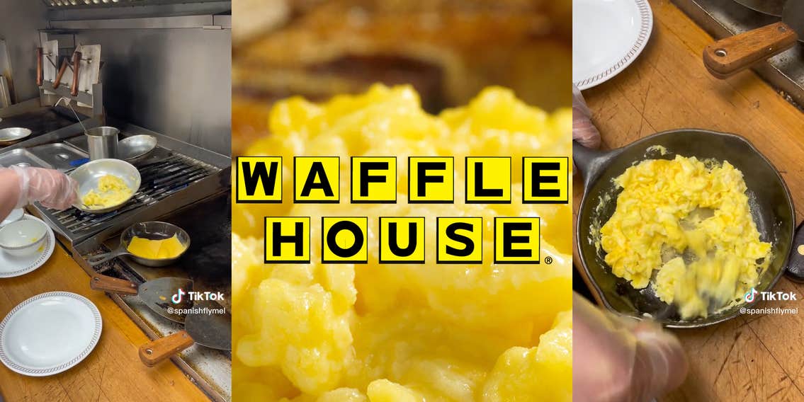 Waffle House Worker Shows How the 'Cheese Eggs' Are Made