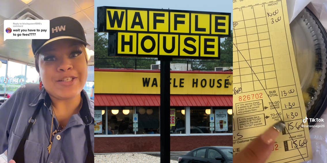 Waffle House Worker Reveals 20 'ToGo Fees'