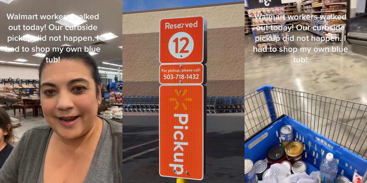 Walmart Customer Has To Shop Her Own Curbside Pick-Up Order