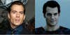 Henry Cavill (l) Henry Cavill as Superman (r)