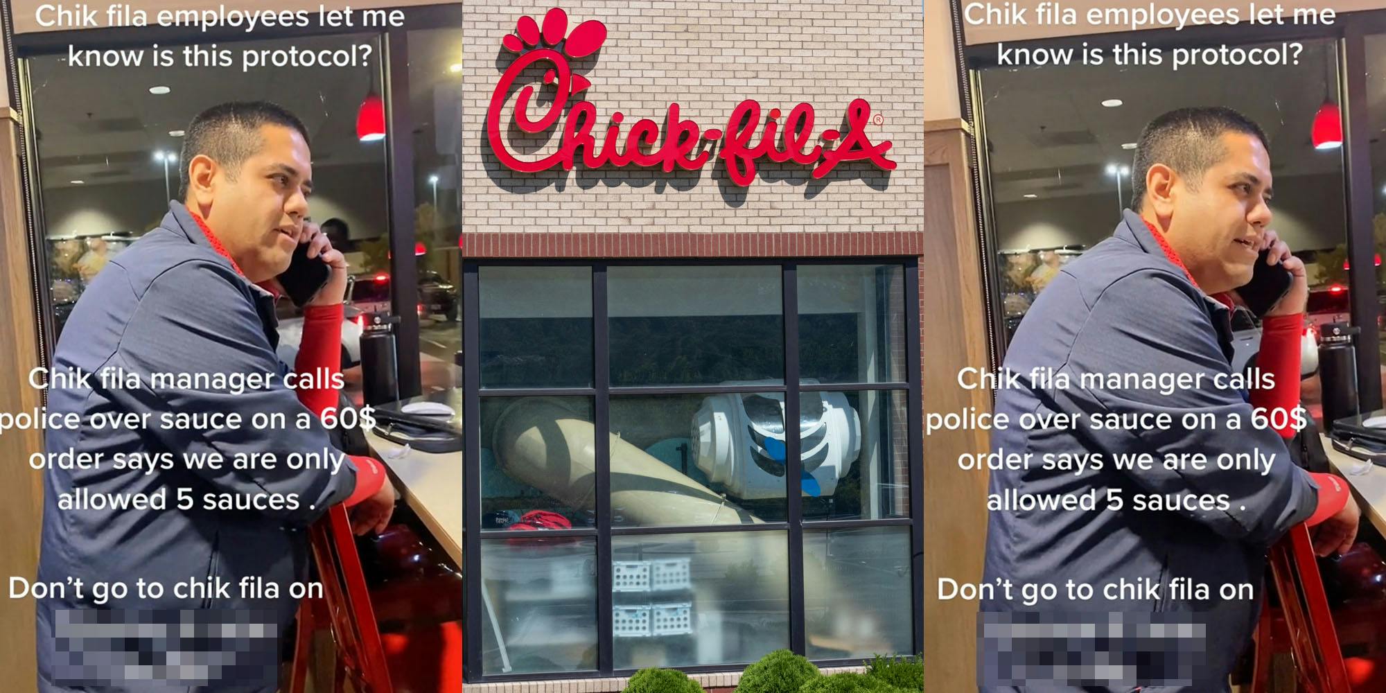 Customer Says Chick-fil-A Manager Called Cops Over Sauce