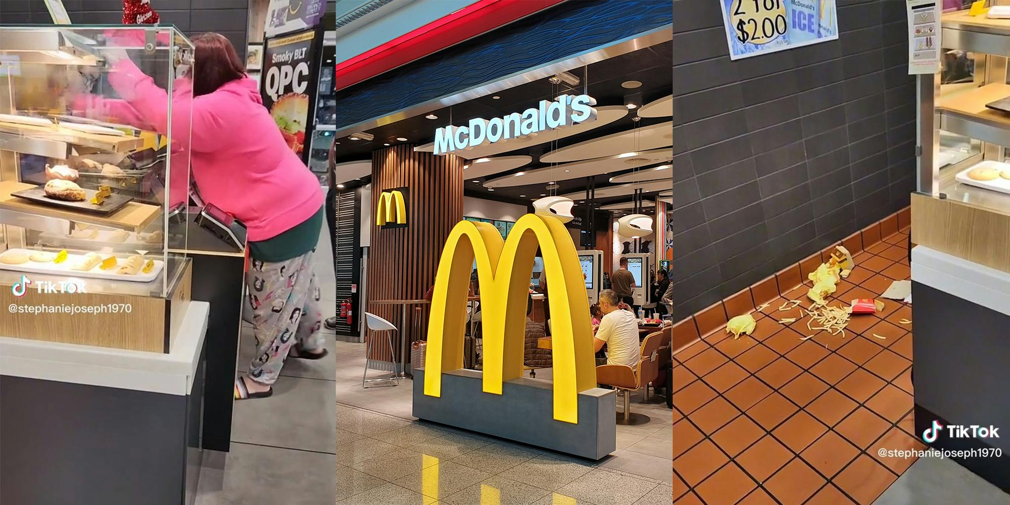 Woman throws away wrong McDonald's order