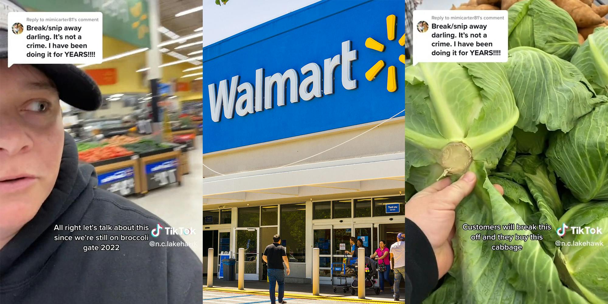 Person gives tips on how to save money with produce at Walmart